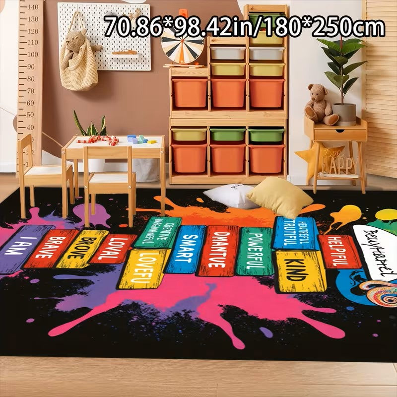 Kids Party Area Rug (72X100inch)